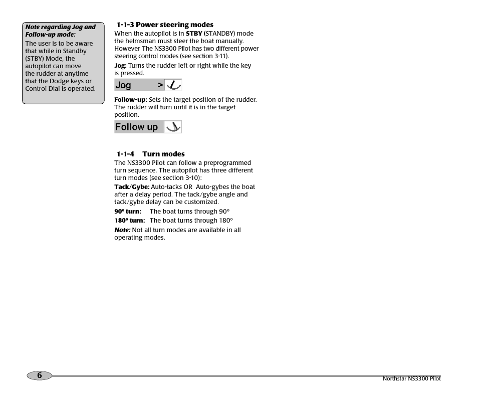 NorthStar Navigation Pilot System NS3300 User Manual | Page 6 / 45