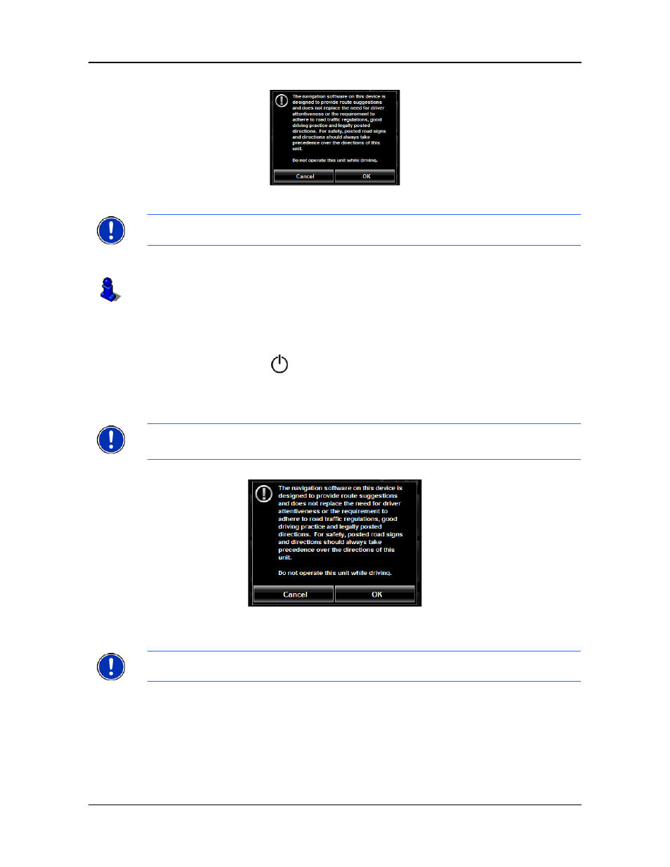 Starting the device | Navigon 2000S User Manual | Page 36 / 124