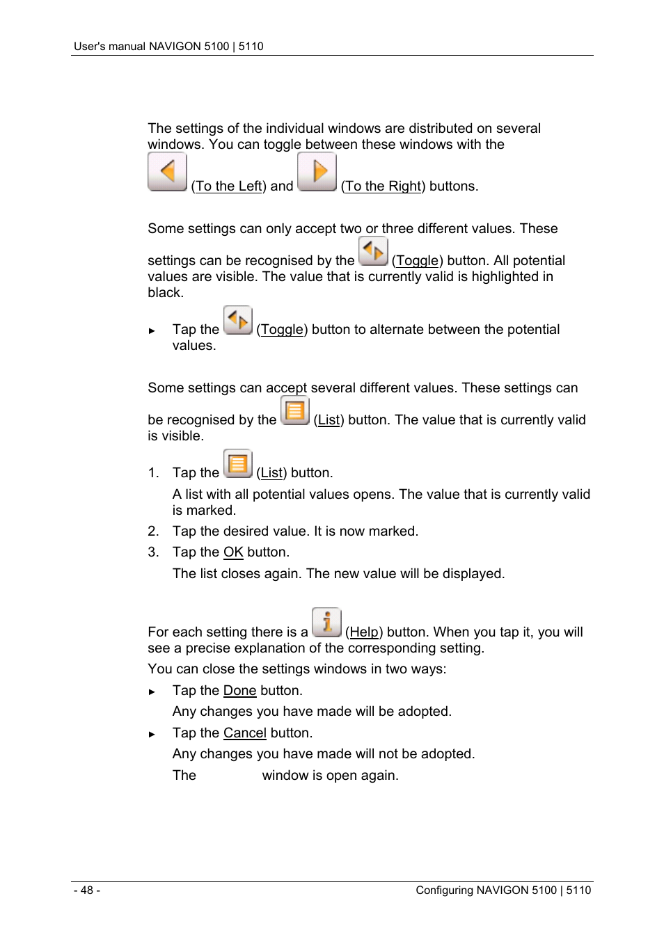 Navigon PNA 5100 User Manual | Page 48 / 53
