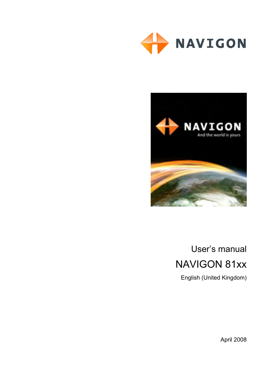 Navigon 81XX User Manual | 72 pages