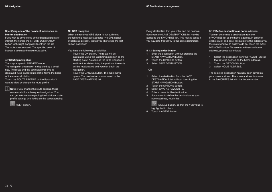 Navigon Porsche Design P9611 User Manual | Page 12 / 25