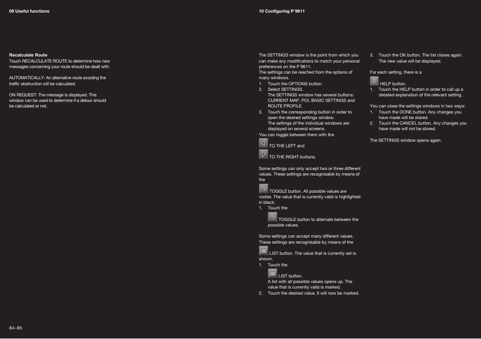 Navigon Porsche Design P9611 User Manual | Page 18 / 25