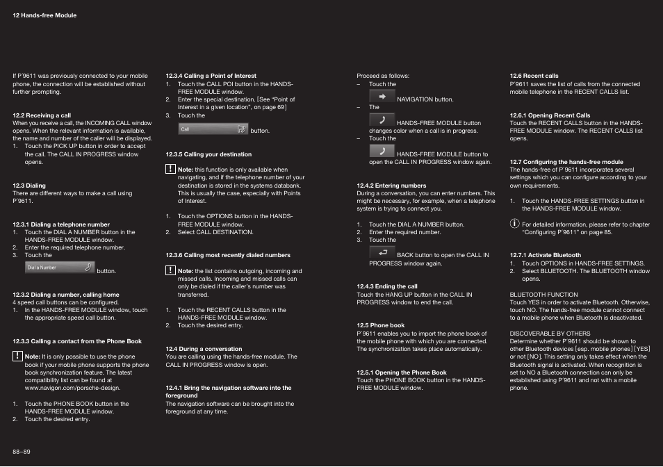 Navigon Porsche Design P9611 User Manual | Page 20 / 25