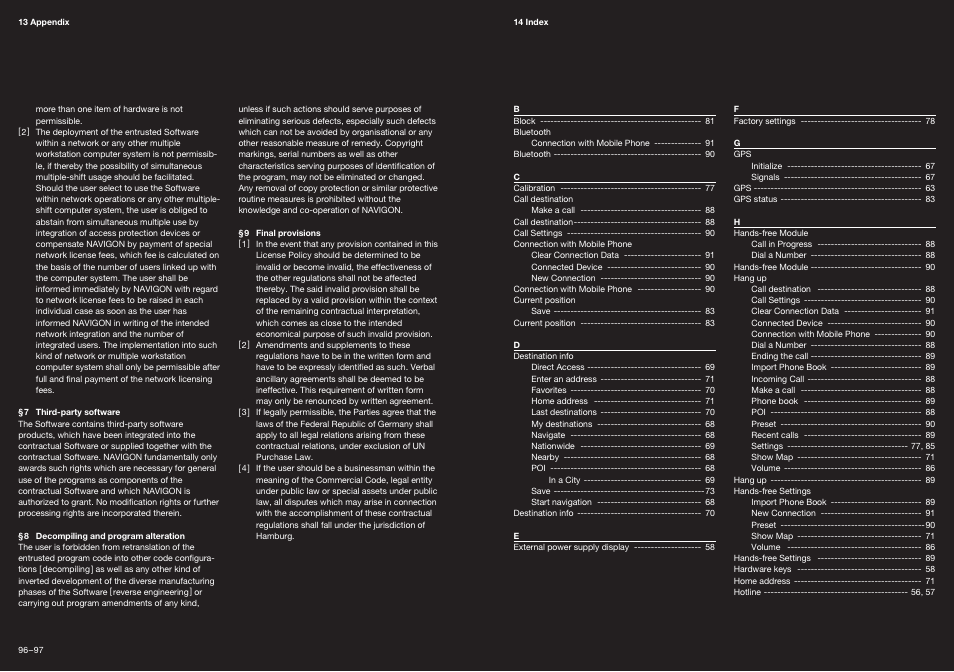 Navigon Porsche Design P9611 User Manual | Page 24 / 25