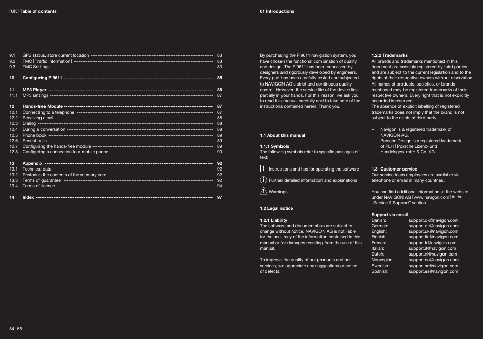 Navigon Porsche Design P9611 User Manual | Page 3 / 25