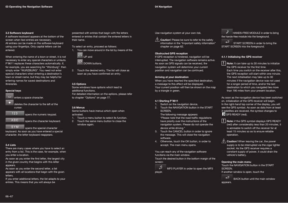 Navigon Porsche Design P9611 User Manual | Page 9 / 25