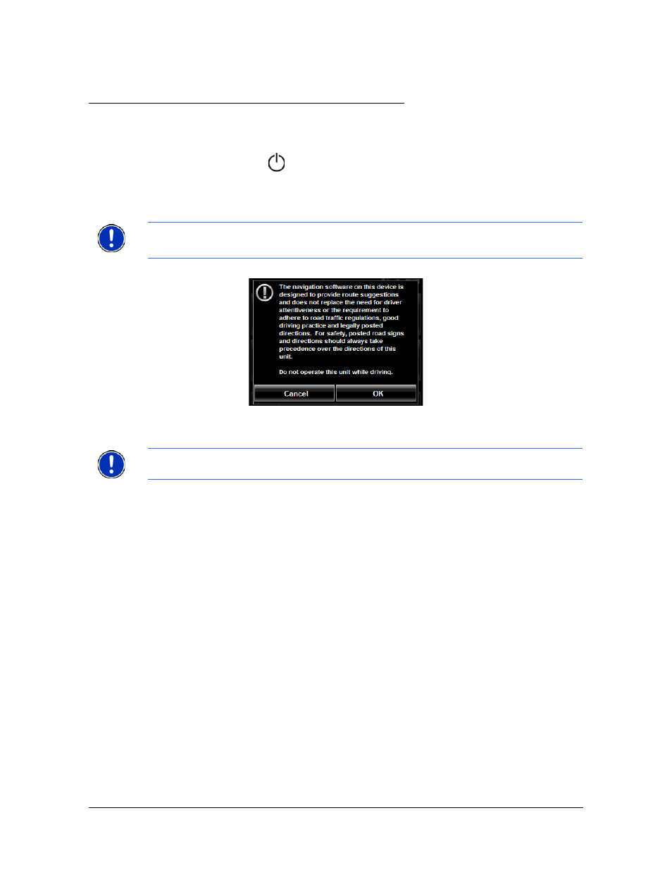 Basic operations, Starting the device, Basic operations starting the device | Navigon 2090S User Manual | Page 33 / 126
