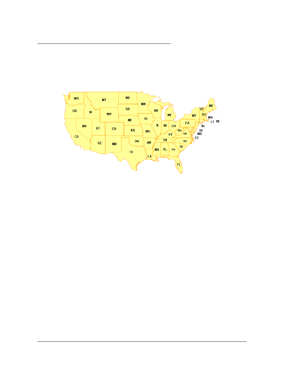 Maps, Forty-eight contiguous united states map | Navigon 2090S User Manual | Page 91 / 126