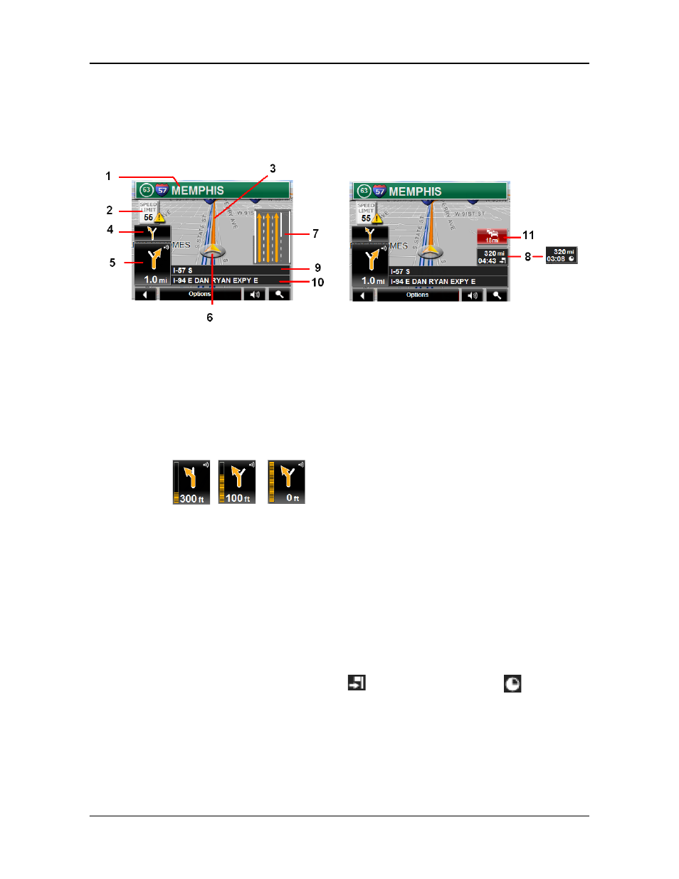 Map navigation mode | Navigon 2090S User Manual | Page 95 / 126