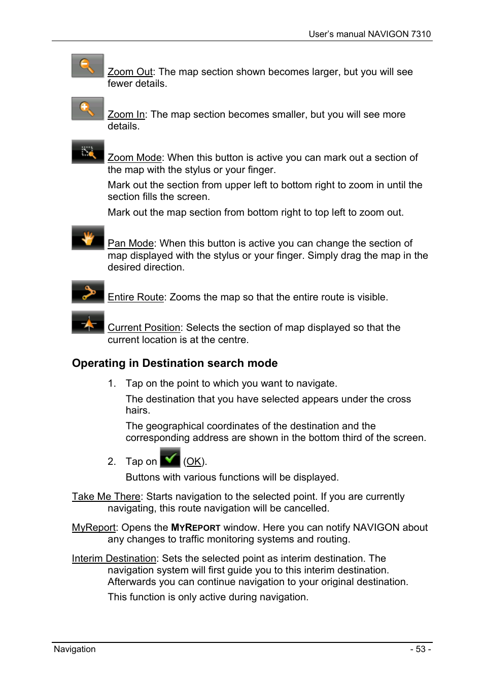 Navigon 7310 User Manual | Page 53 / 79