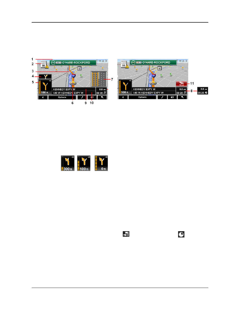 Map navigation mode | Navigon 7200T User Manual | Page 125 / 176