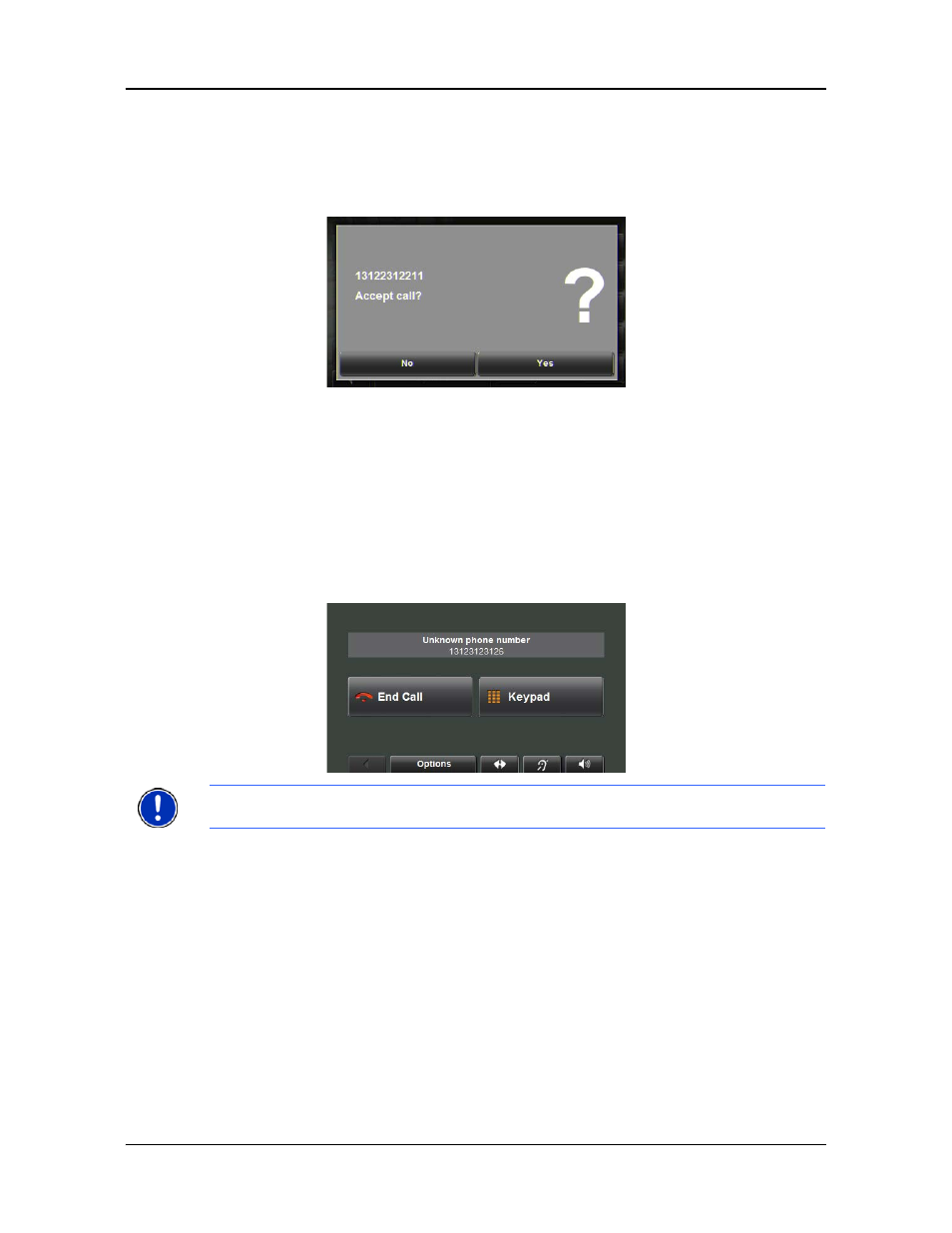 Answering a call | Navigon 7200T User Manual | Page 147 / 176