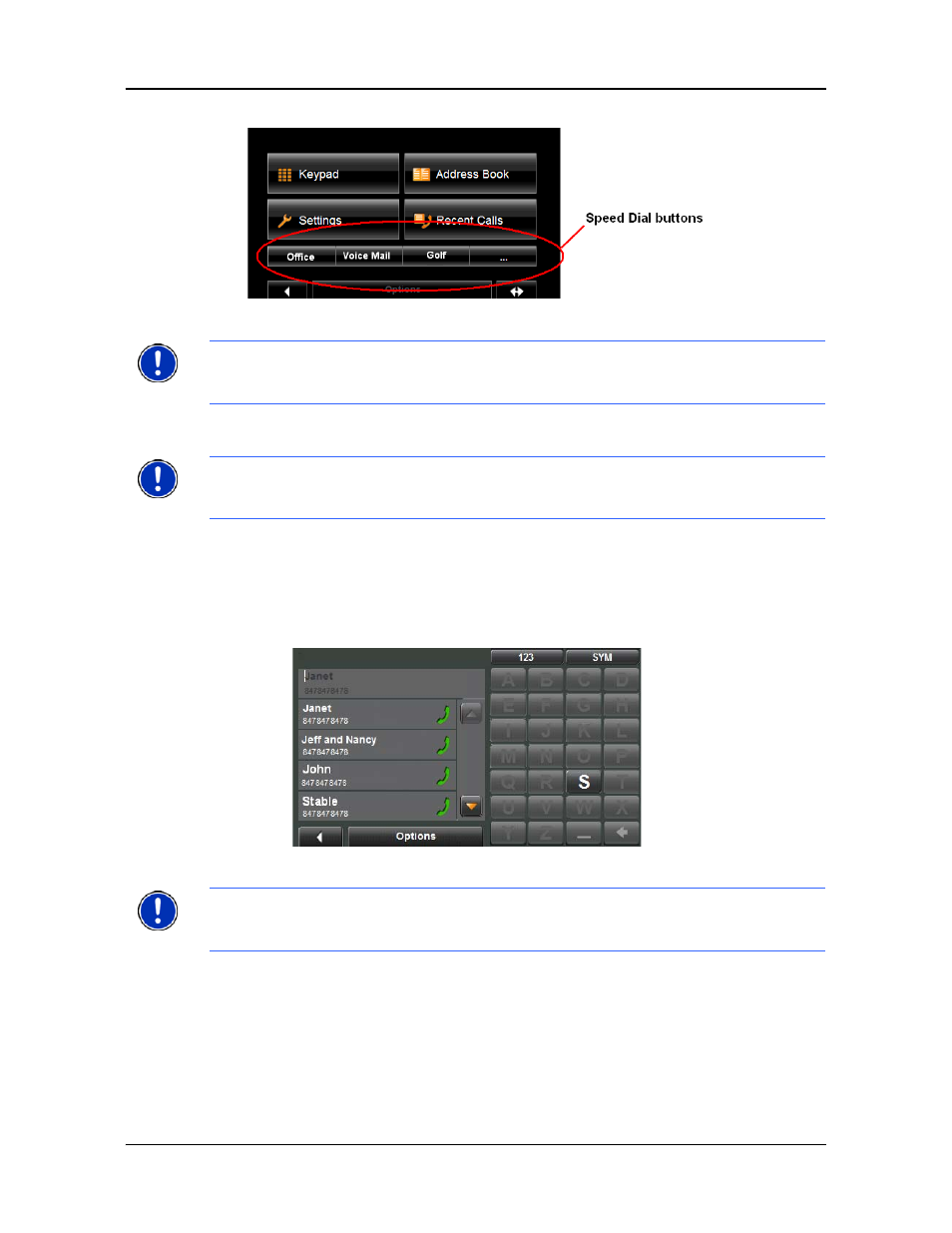 Dialing a contact from the address book | Navigon 7200T User Manual | Page 149 / 176