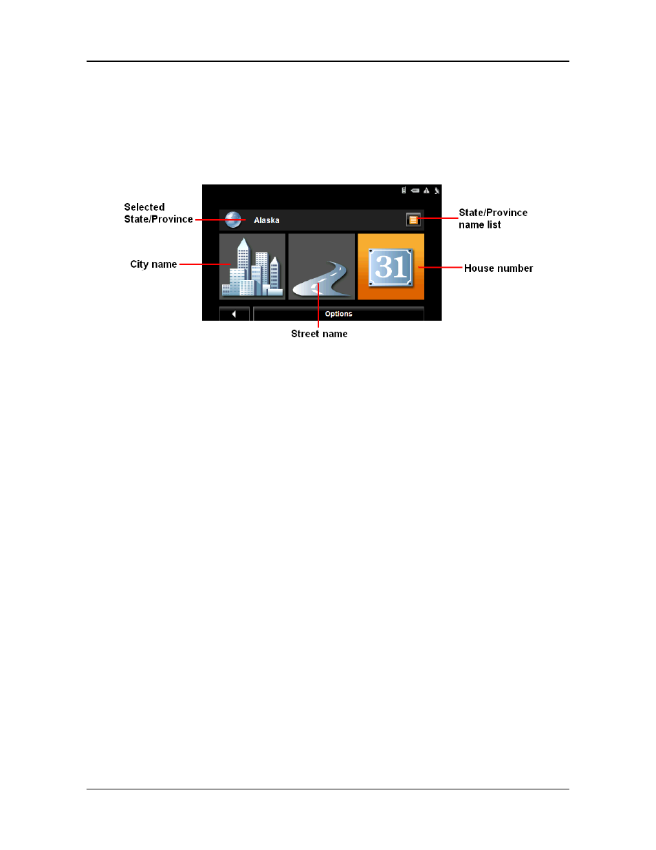The voice entry main window | Navigon 7200T User Manual | Page 64 / 176