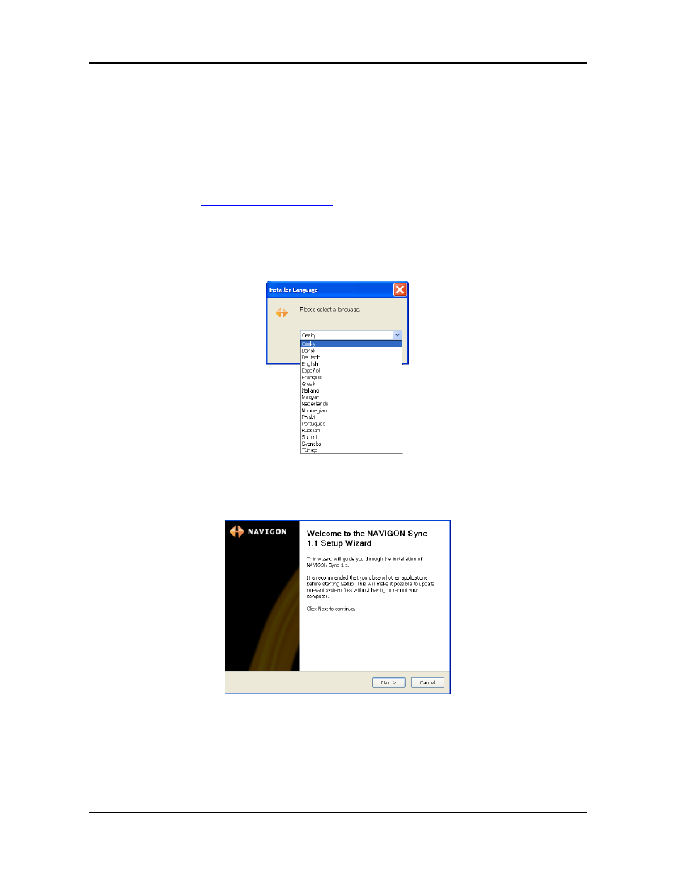 Importing destinations from outlook, Download and install the navigon sync software | Navigon PNA 2100 max User Manual | Page 87 / 144
