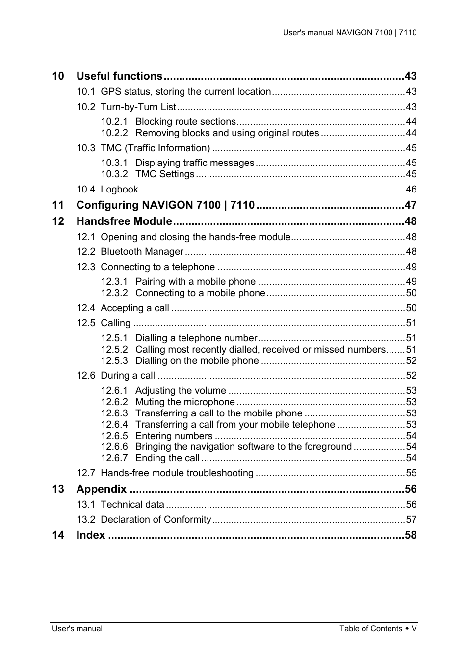 Navigon 7110 User Manual | Page 5 / 60