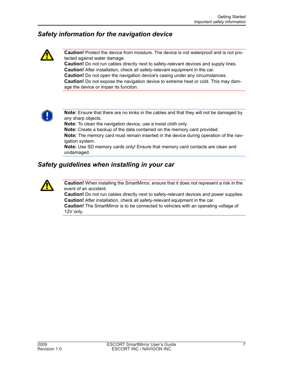 Navigon SmartMirror User Manual | Page 13 / 68