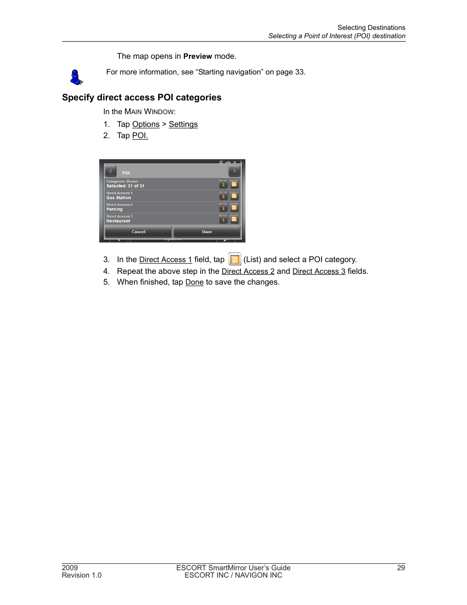 Navigon SmartMirror User Manual | Page 35 / 68