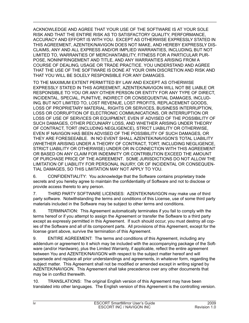 Navigon SmartMirror User Manual | Page 4 / 68