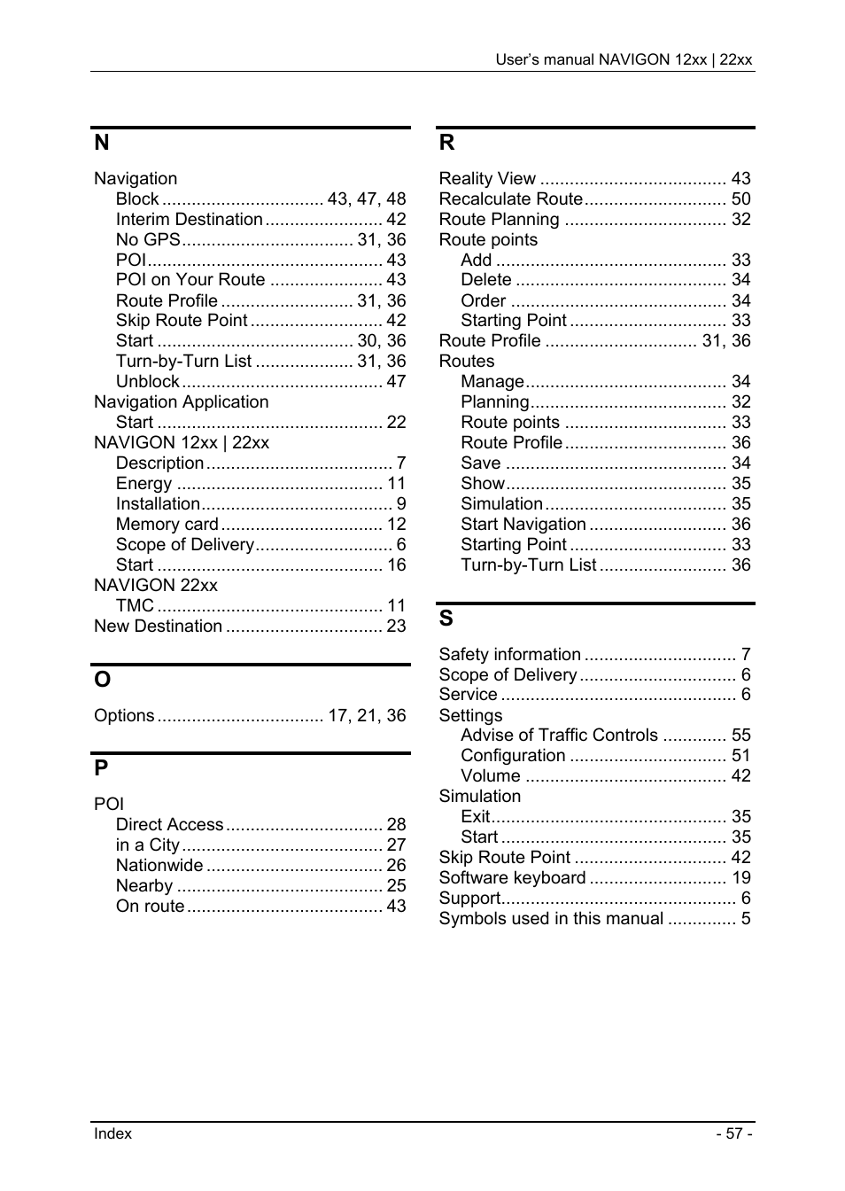 Declaration of conformity, Troubleshooting | Navigon 12xx User Manual | Page 57 / 58