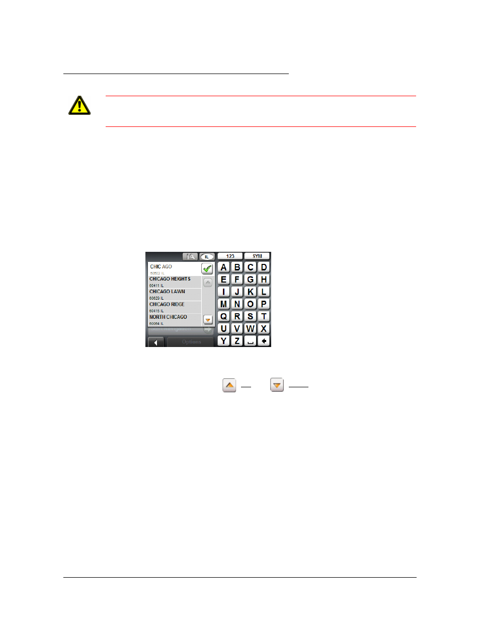 Selecting destinations, Using auto-complete to select a destination | Navigon 5100 User Manual | Page 35 / 98