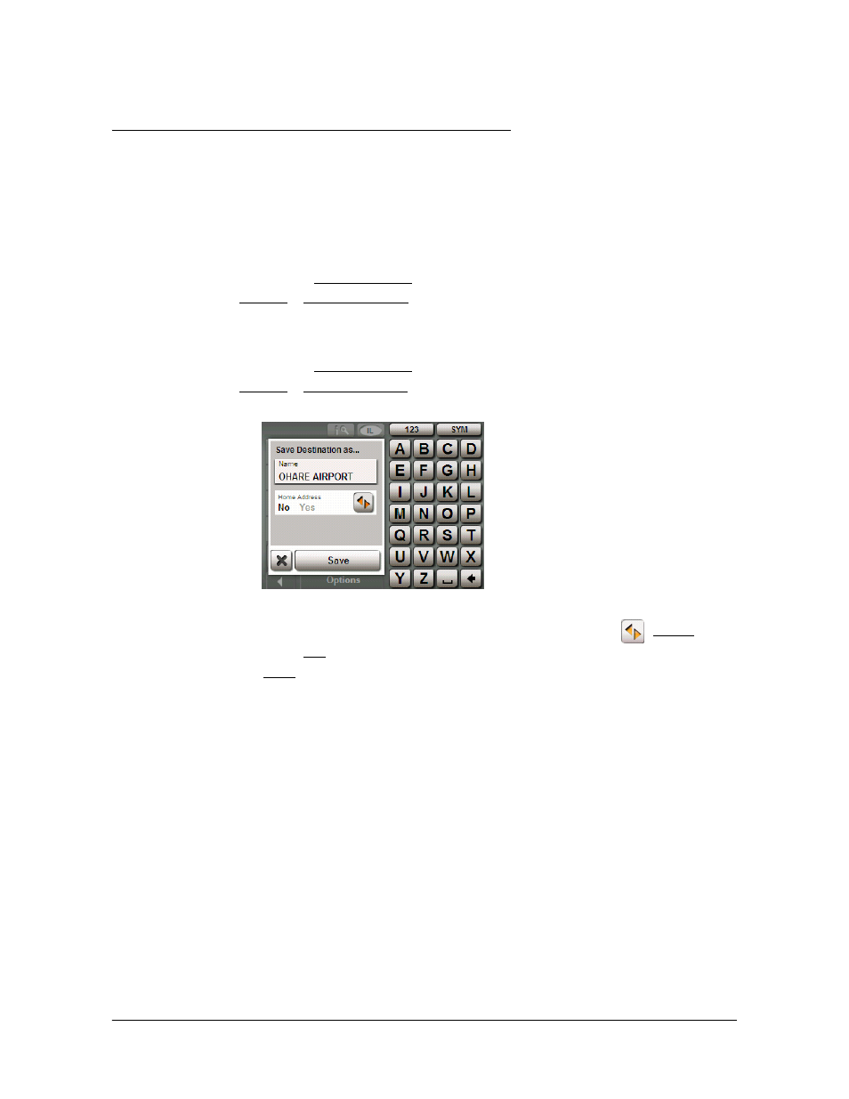 My destinations, Saving a destination, My destinations saving a destination | Navigon 5100 User Manual | Page 55 / 98