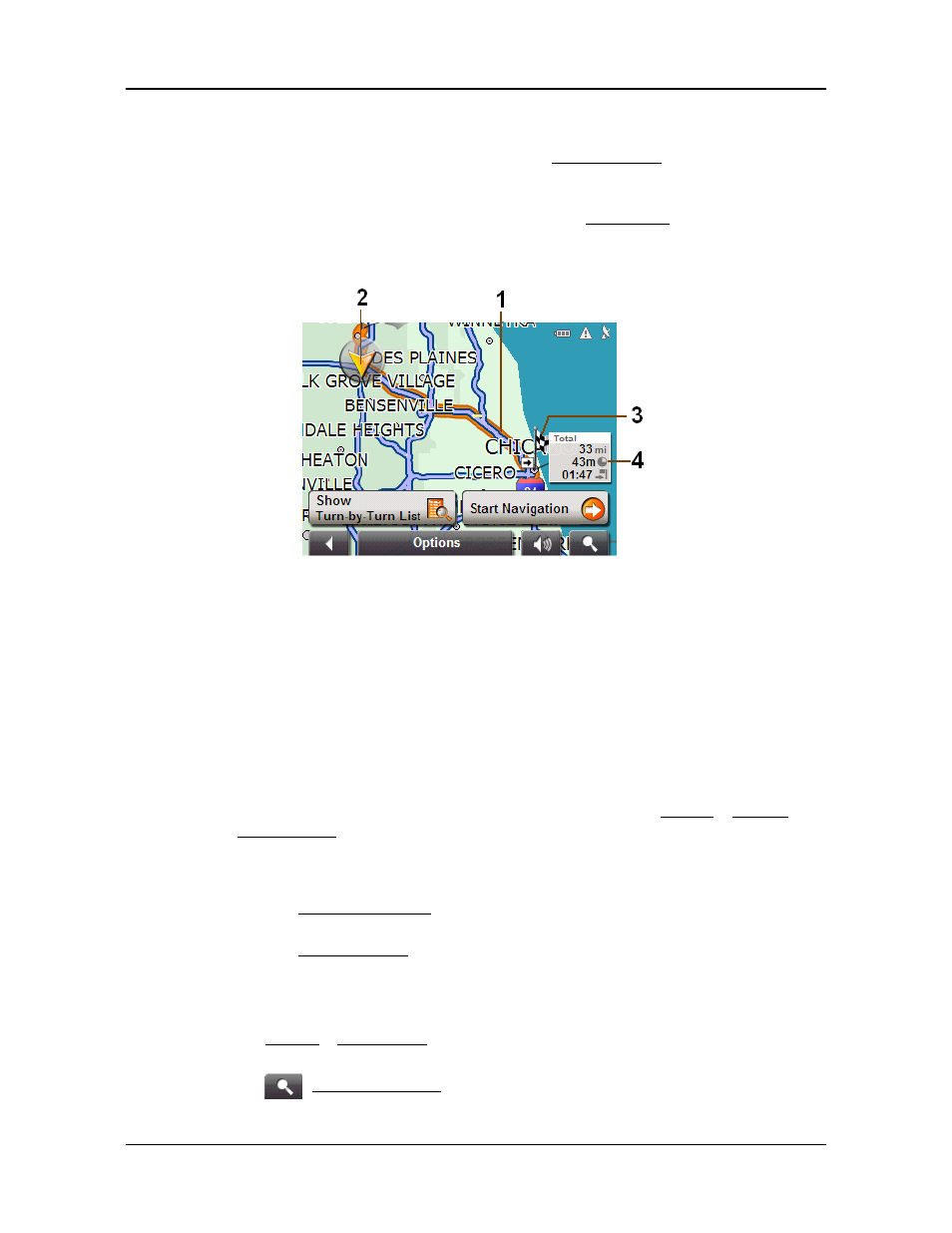 Map in preview mode | Navigon 5100 User Manual | Page 69 / 98