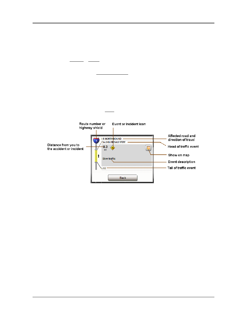 Displaying traffic messages | Navigon 5100 User Manual | Page 78 / 98