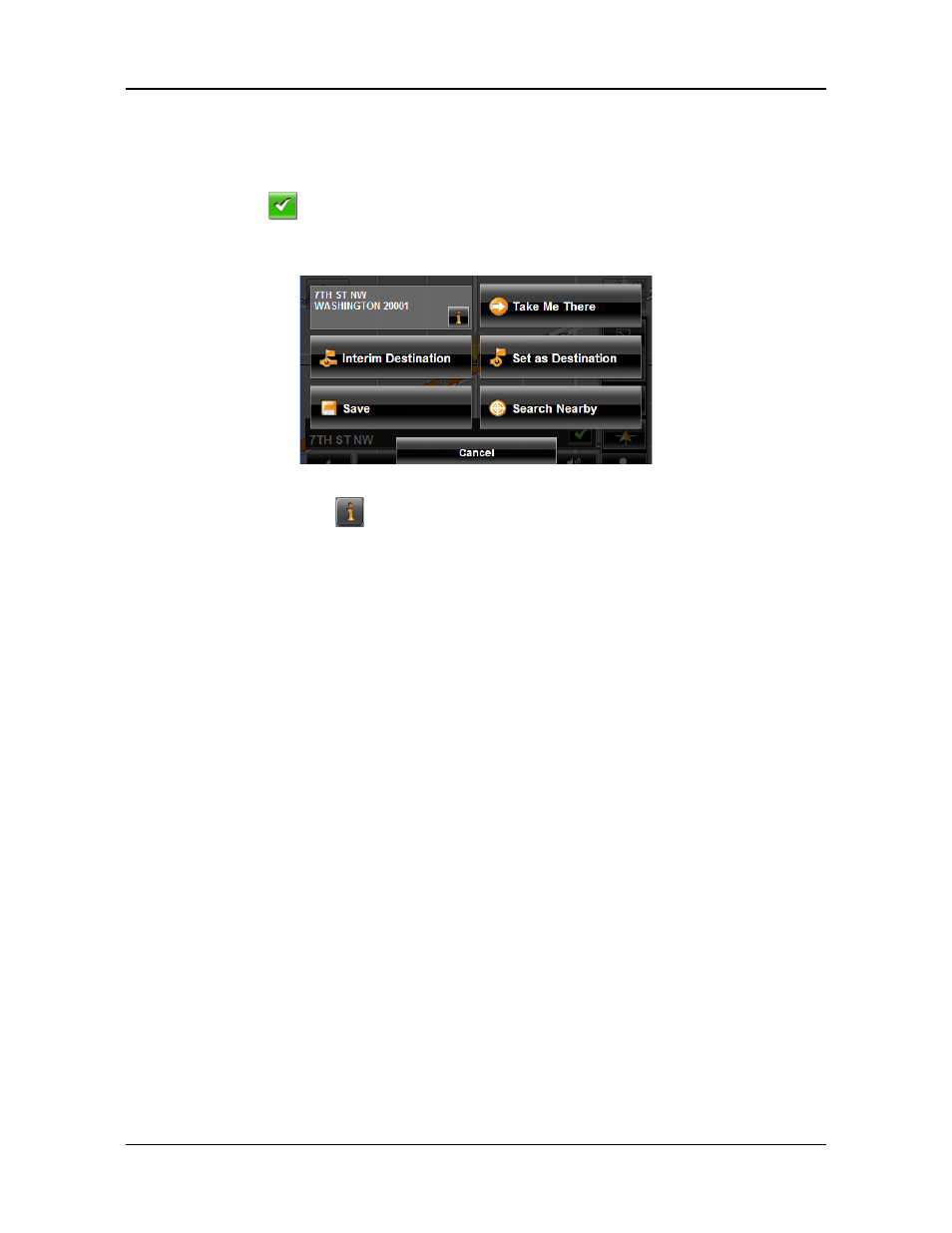 Operating in destination search mode | Navigon 8100T User Manual | Page 132 / 182