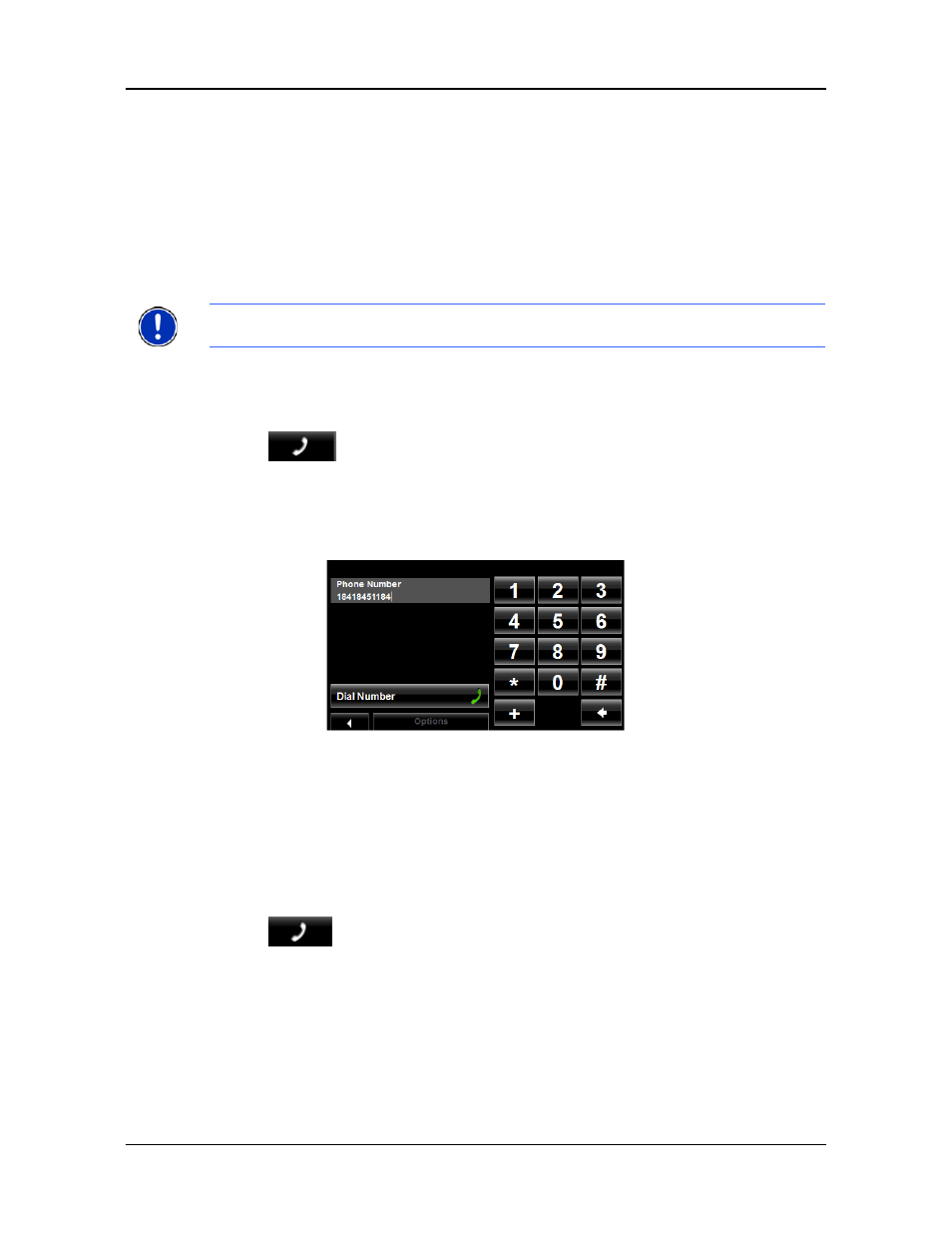 Making a call, Dialing a telephone number, Dialing a speed dial number | Navigon 8100T User Manual | Page 152 / 182