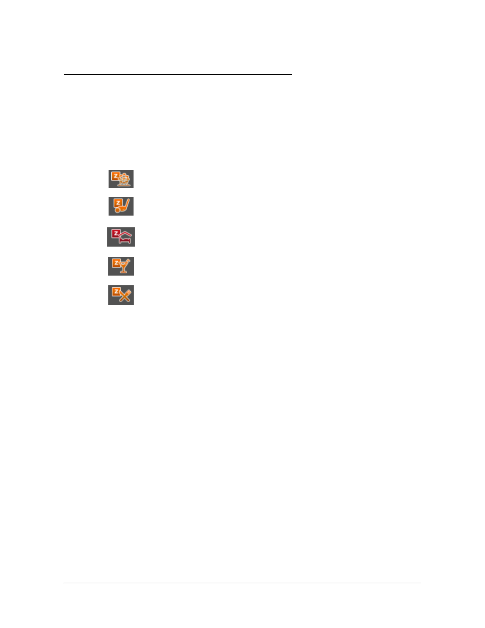 Zagat pois, Zagat poi categories, Zagat ratings | Rating ranges, Price ranges, Zagat pois zagat poi categories zagat ratings, Rating ranges price ranges | Navigon 8100T User Manual | Page 93 / 182