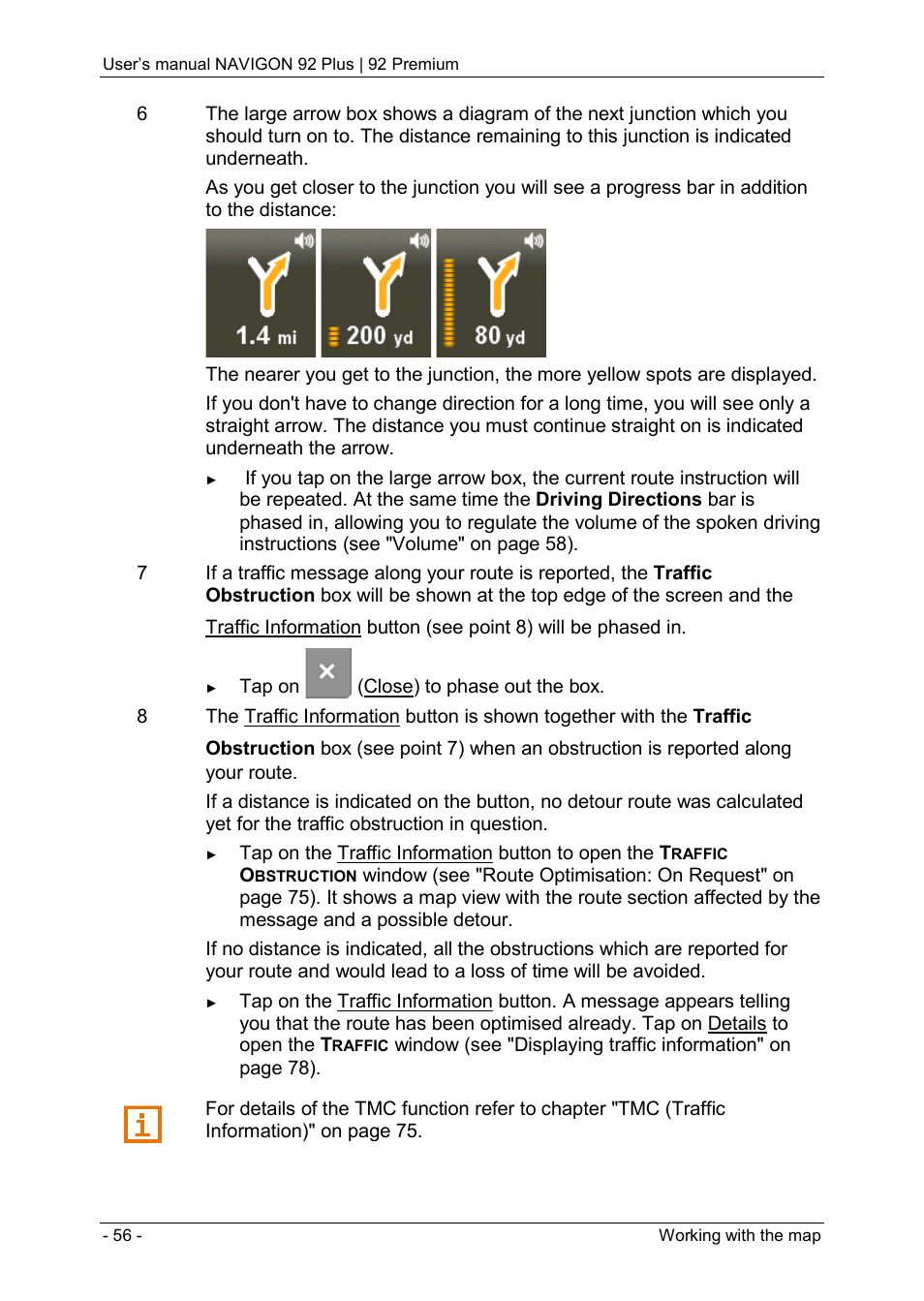 Navigon 92 PREMIUM User Manual | Page 56 / 113