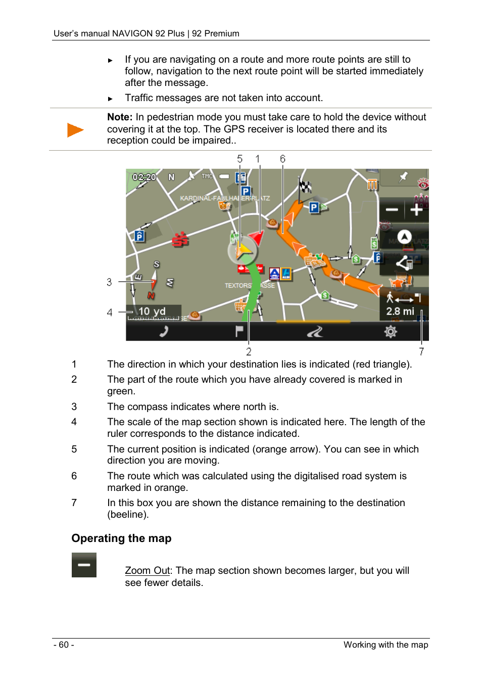 Navigon 92 PREMIUM User Manual | Page 60 / 113