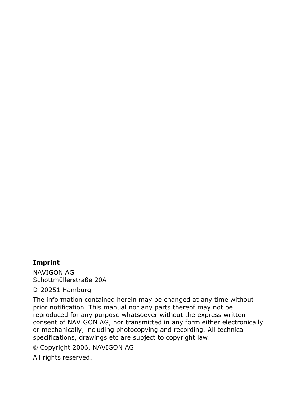 Navigon MN 6 User Manual | Page 2 / 44