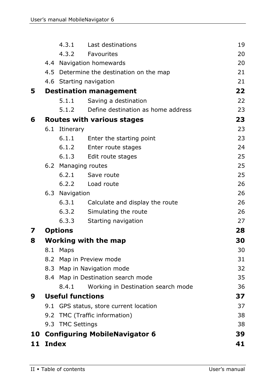 Navigon MN 6 User Manual | Page 4 / 44