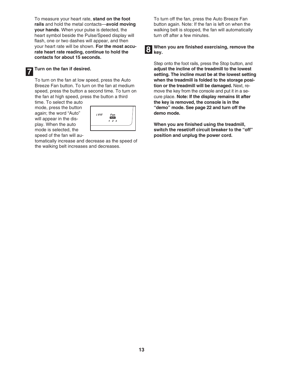 NordicTrack C2200 NTL10905.3 User Manual | Page 13 / 34