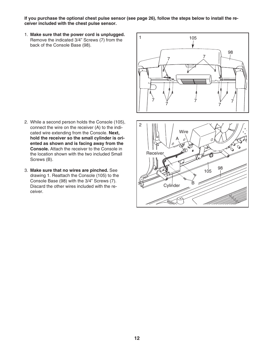 NordicTrack Viewpoint 3000 30704.0 User Manual | Page 12 / 40