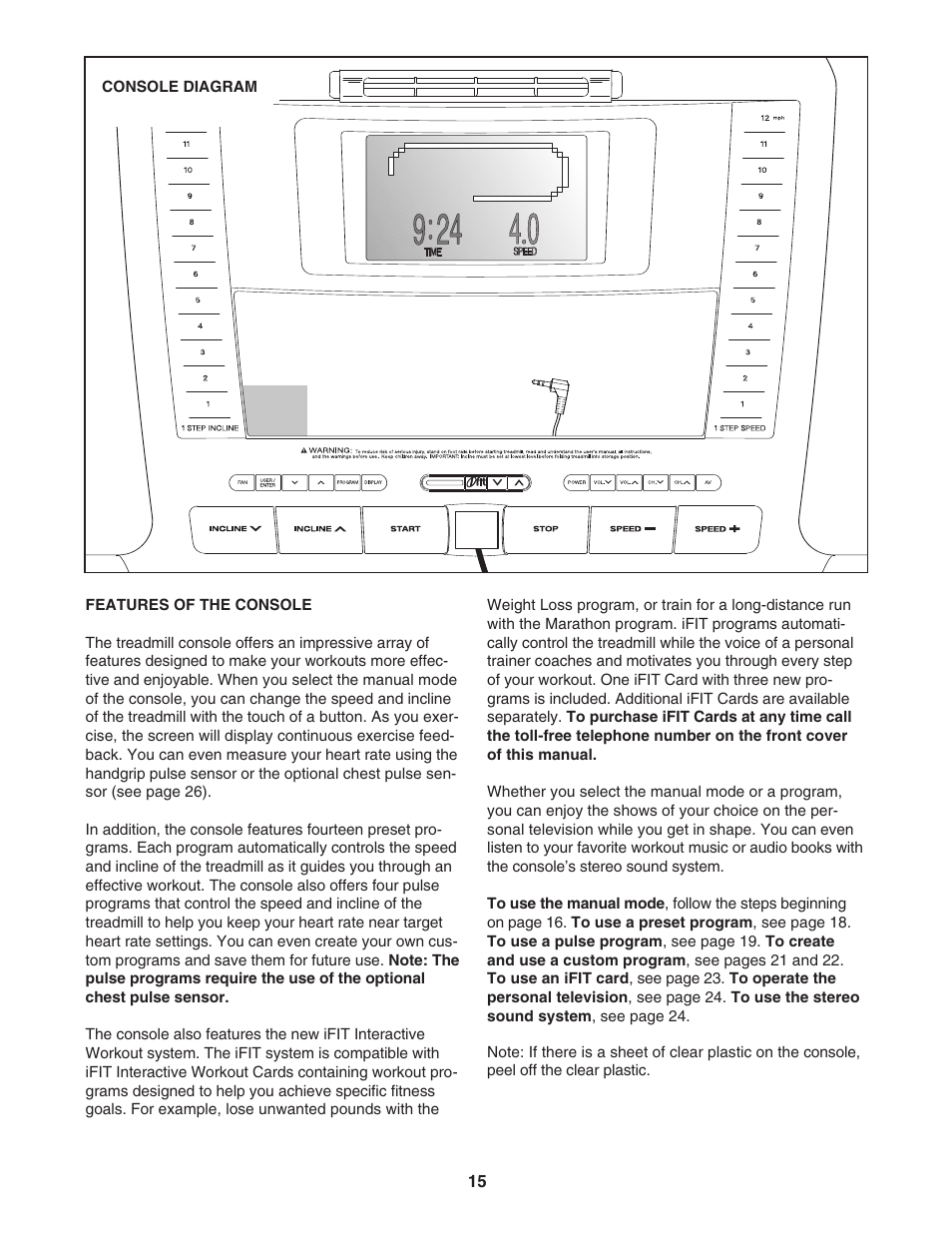 NordicTrack Viewpoint 3000 30704.0 User Manual | Page 15 / 40