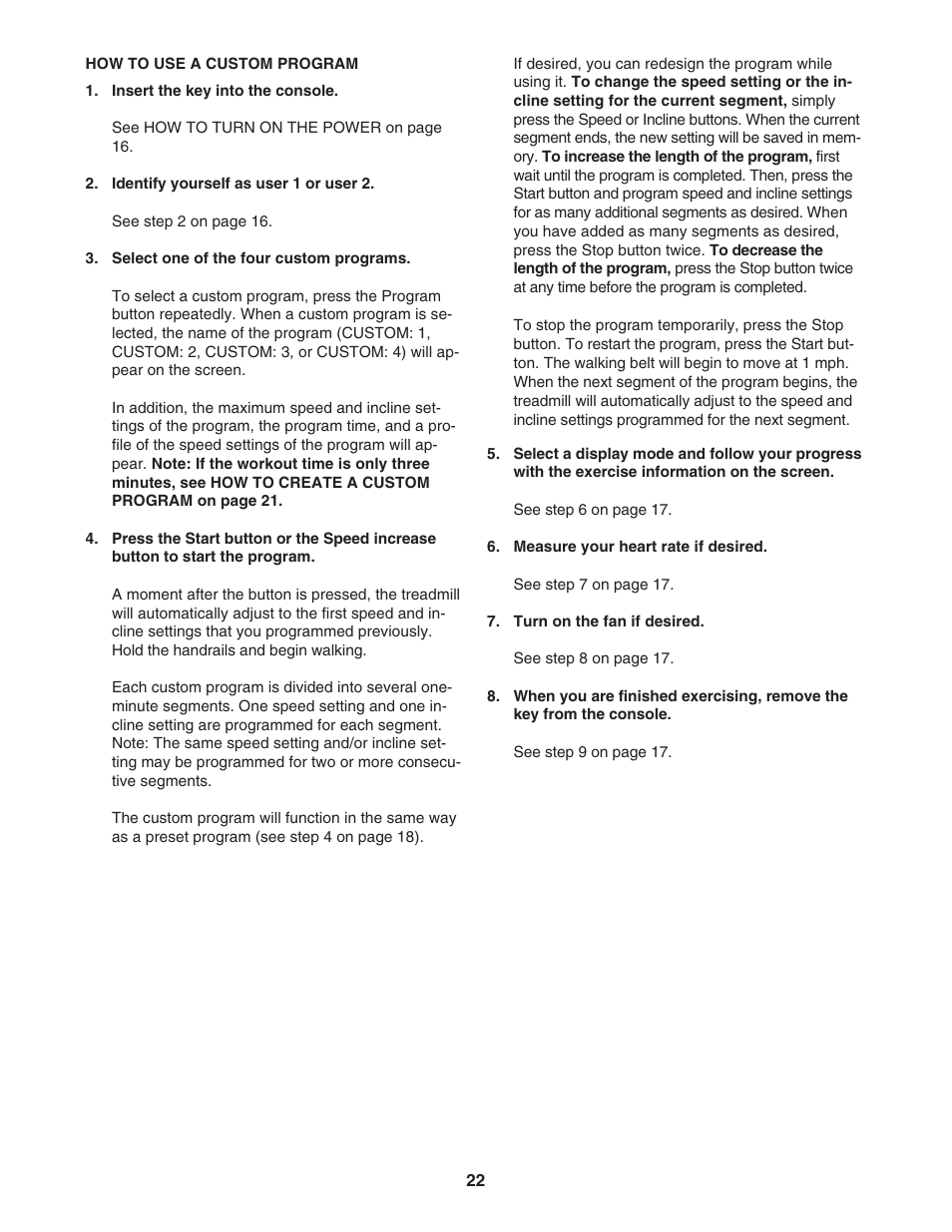 NordicTrack Viewpoint 3000 30704.0 User Manual | Page 22 / 40