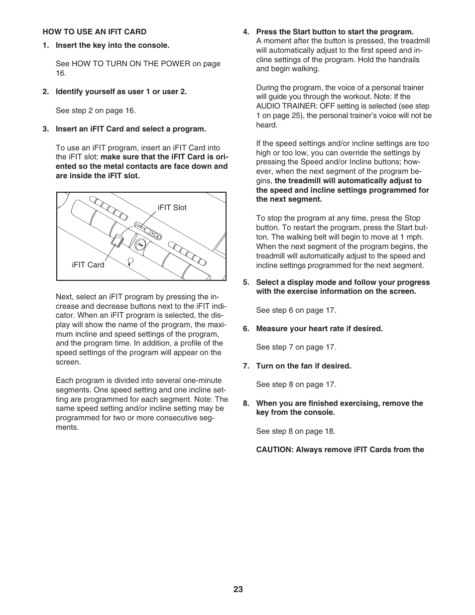 NordicTrack Viewpoint 3000 30704.0 User Manual | Page 23 / 40