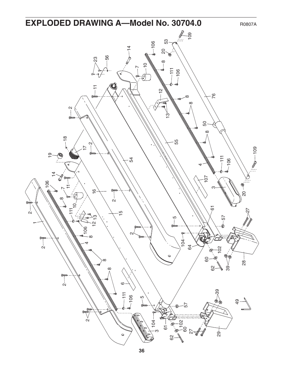 NordicTrack Viewpoint 3000 30704.0 User Manual | Page 36 / 40