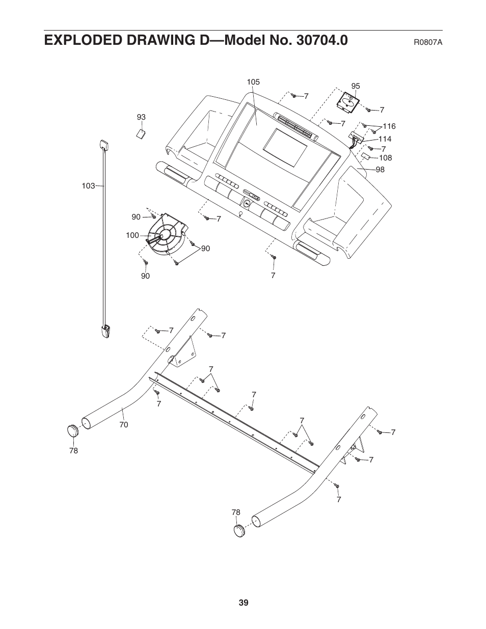 NordicTrack Viewpoint 3000 30704.0 User Manual | Page 39 / 40