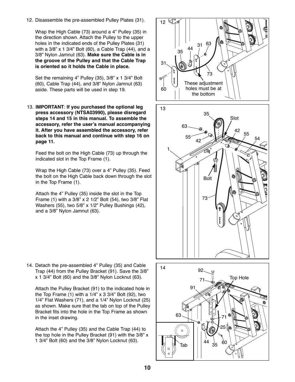 NordicTrack GRT500 User Manual | Page 10 / 25