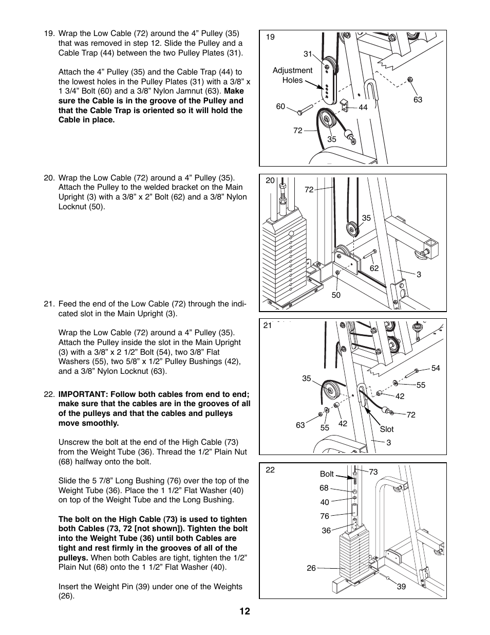 NordicTrack GRT500 User Manual | Page 12 / 25