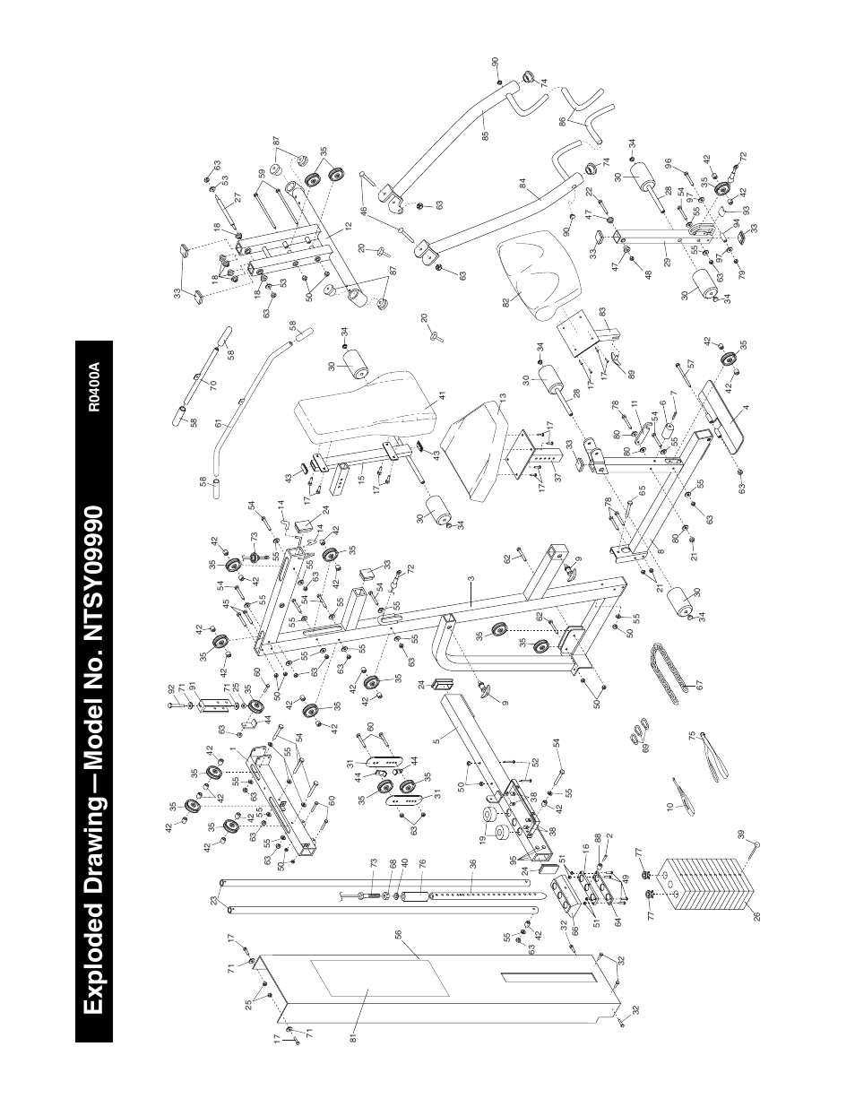 R0400a | NordicTrack GRT500 User Manual | Page 24 / 25