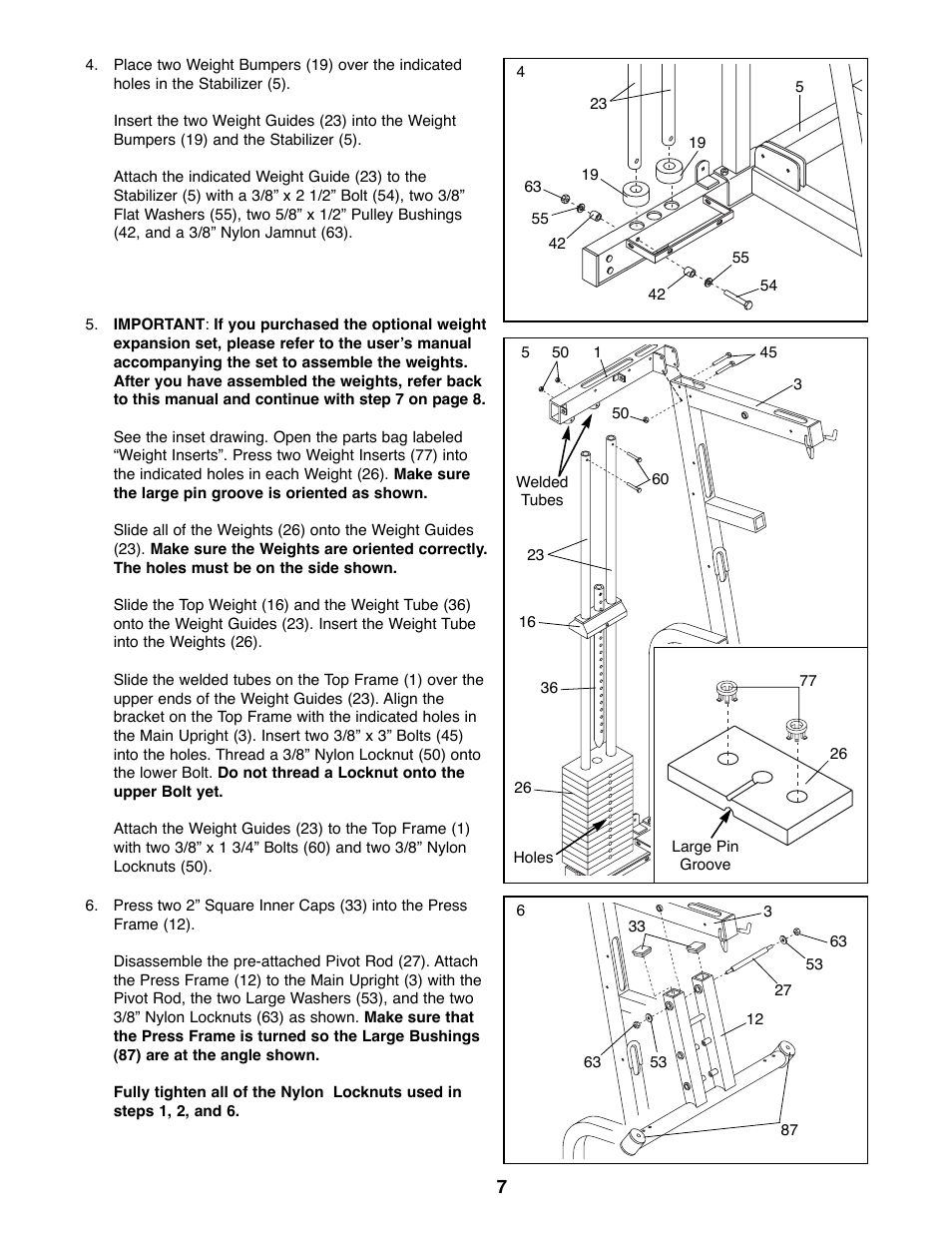 NordicTrack GRT500 User Manual | Page 7 / 25