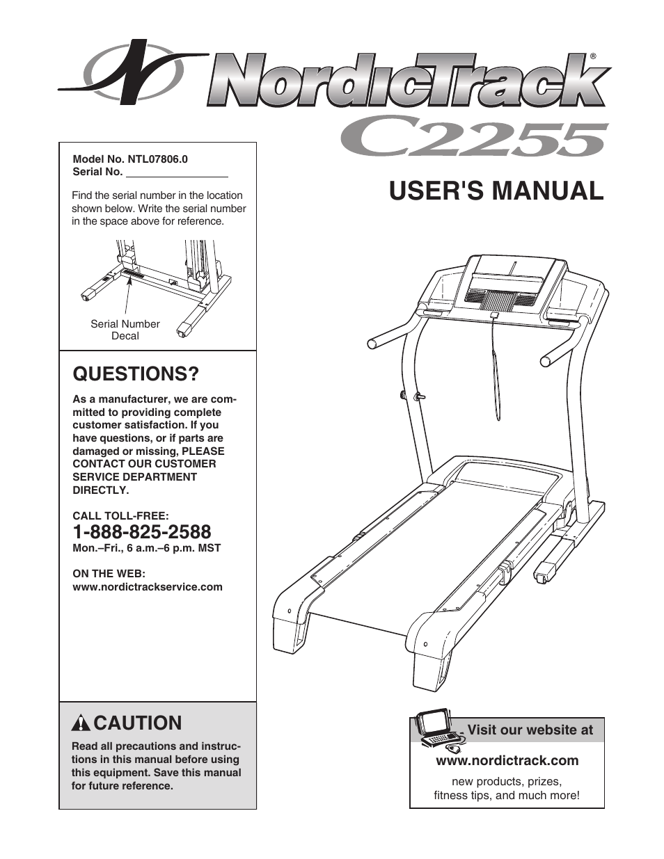 NordicTrack NTL07806.0 User Manual | 32 pages