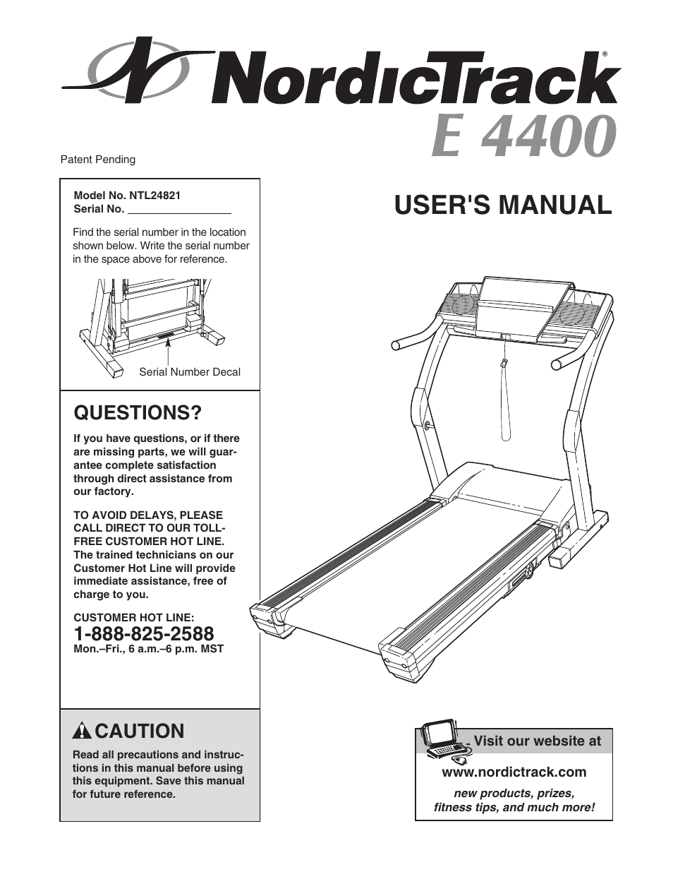 NordicTrack NTL24821 User Manual | 34 pages