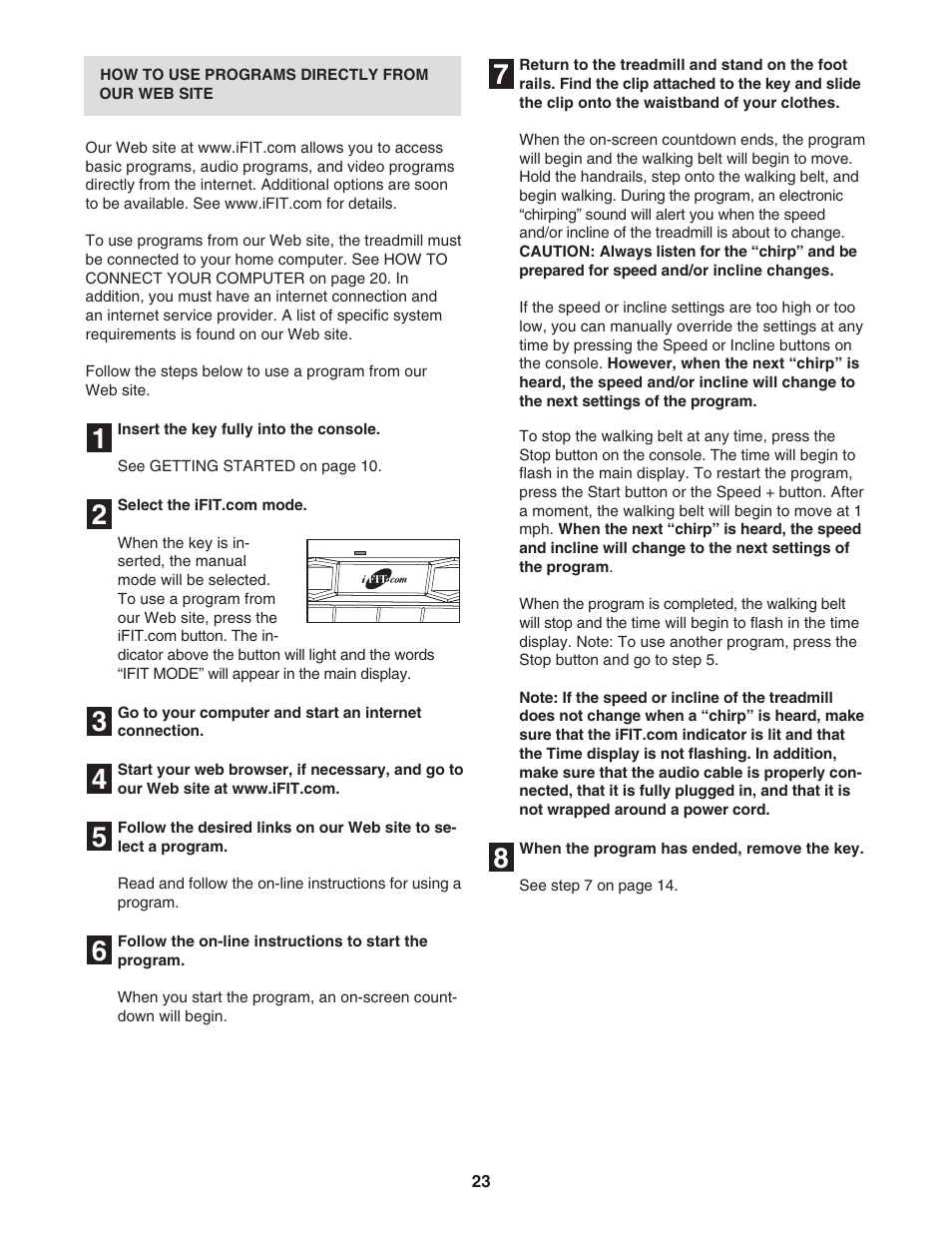 NordicTrack NTL24821 User Manual | Page 23 / 34