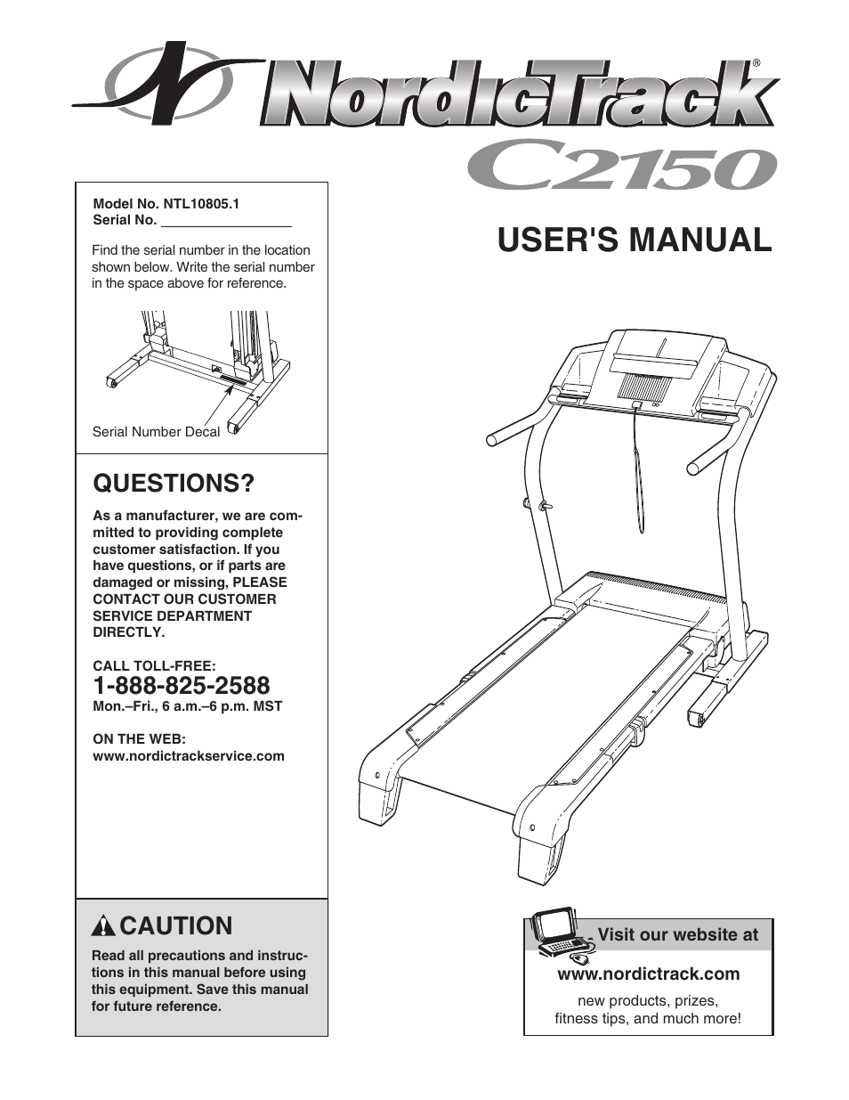 NordicTrack NTL10805.1 User Manual | 34 pages